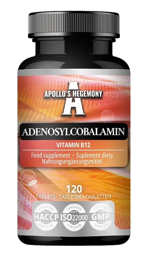Apollo's Hegemony Adenosüülkobalamiin Vitamiin B12 - 120 tabletti