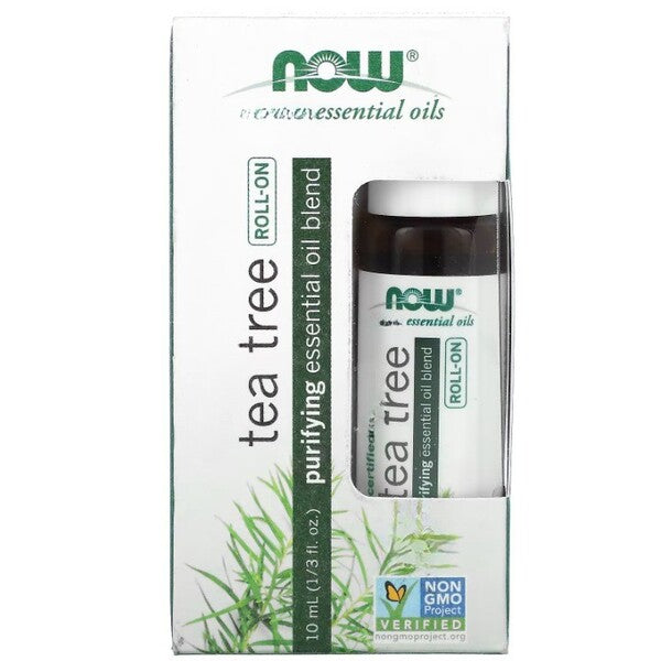 NOW Foods teepuu-rull-deodorant – 10 ml.
