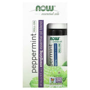 NOW Foods eeterliku õli rull-deodorant, piparmündimaitseline – 10 ml.