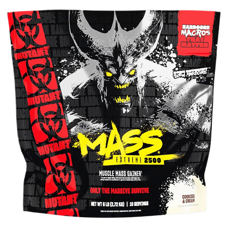 Mutant Mutant Mass Extreme 2500, küpsise- ja kooremaitsega - 2720 g