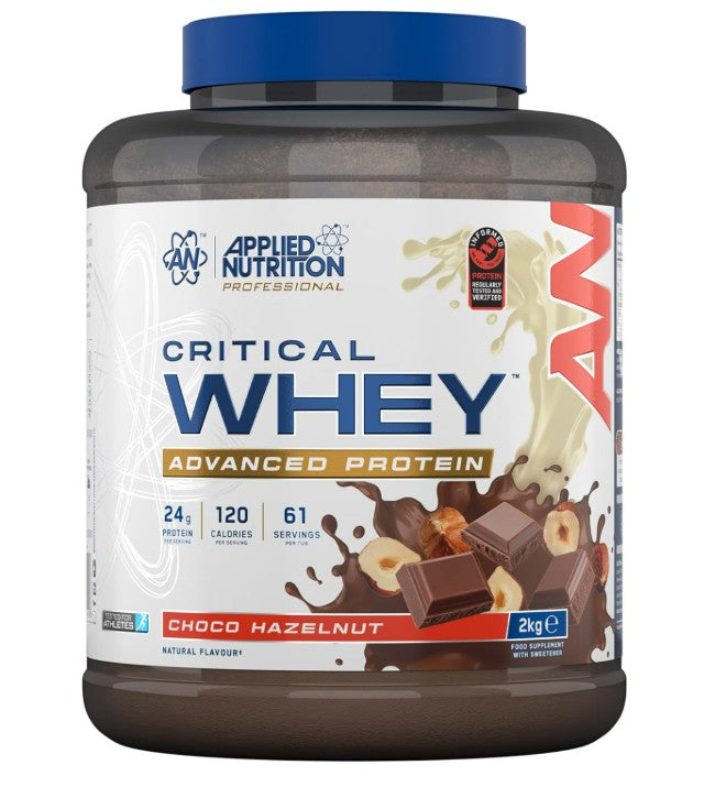Applied Nutrition Critical Whey, šokolaadi- ja sarapuupähklimaitseline – 2000 g