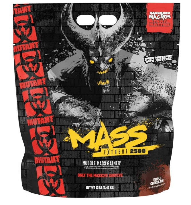 Mutant Mutant Mass Extreme 2500, kolmekordse šokolaadi maitsega – 5450 g