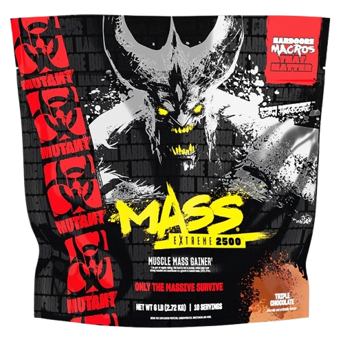 Mutant Mutant Mass Extreme 2500, kolmekordse šokolaadi maitsega – 2720 g
