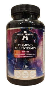 Apollo's Hegemony Diamond multivitamiinid ilma rauata – 120 kapslit