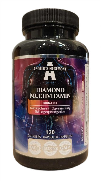 Apollo's Hegemony Diamond multivitamiinid ilma rauata – 120 kapslit