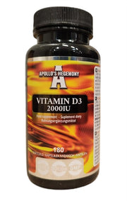 Apollo's Hegemony D3-vitamiin 2000 IU – 180 kapslit
