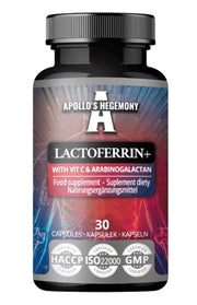 Apollo's Hegemony Laktoferriin+ C-vitamiini ja arabinogalaktaaniga – 30 kapslit