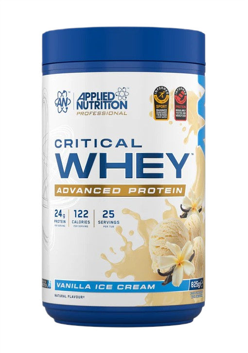 Applied Nutrition Critical Whey vadakuproteiin, vanillijäätis – 825 g