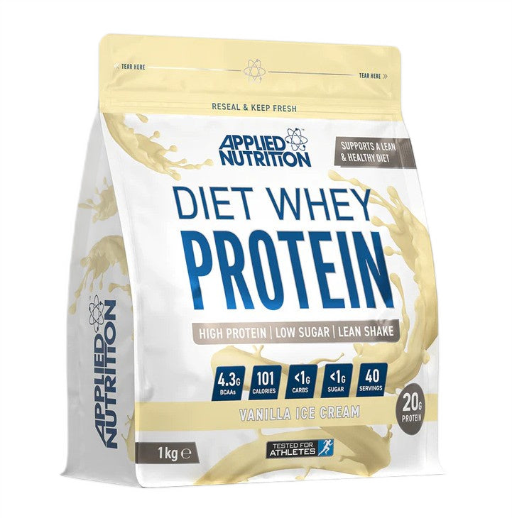 Applied Nutrition Diet Whey, vanillijäätis – 1000 g