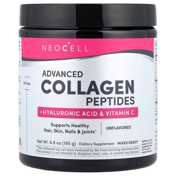 NeoCell Advanced kollageenipeptiidid C-vitamiini ja hüaluroonhappega – 390 g