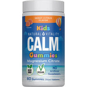 Natural Vitality Calm Kids kummikommid, magusad tsitruselised – 60 kummikommi