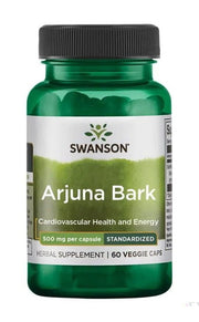 Swanson Arjuna koore ekstrakt, 500 mg – 60 kapslit