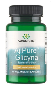 Swanson AjiPure glütsiin, 500 mg – 60 kapslit