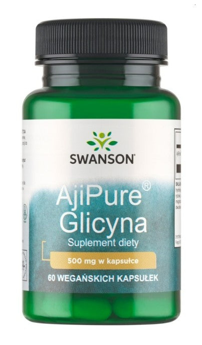 Swanson AjiPure glütsiin, 500 mg – 60 kapslit