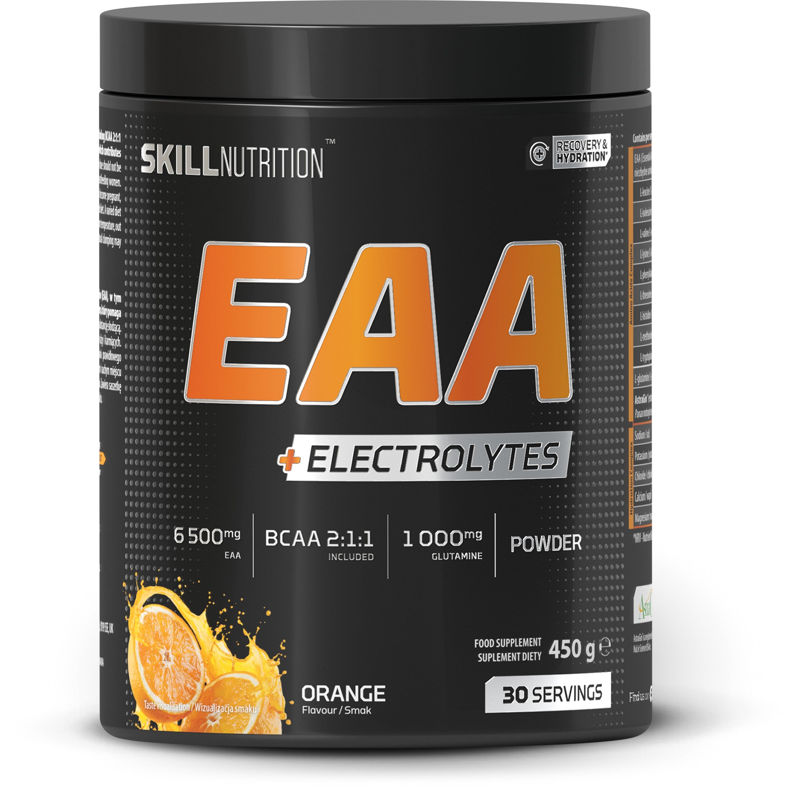 Skill Nutrition EAA + elektrolüüdid, apelsinimaitse - 450 g