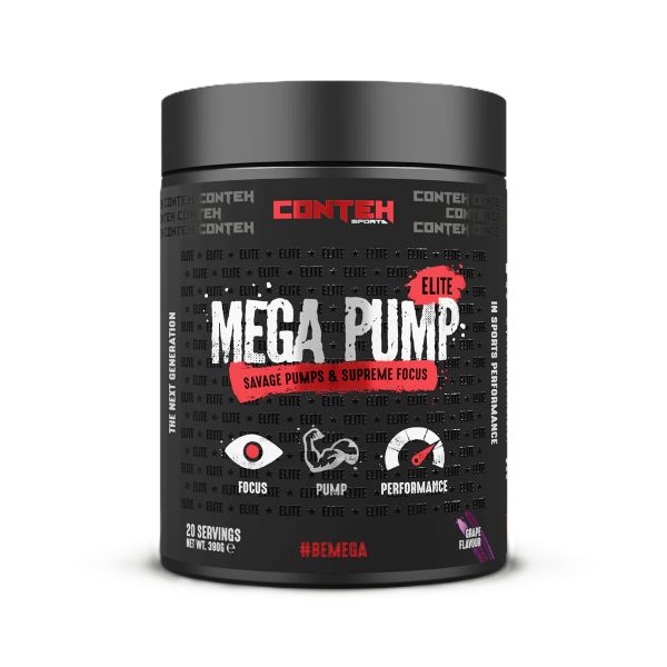 Conteh Sports Mega Pump Elite, viinamarja – 390 g