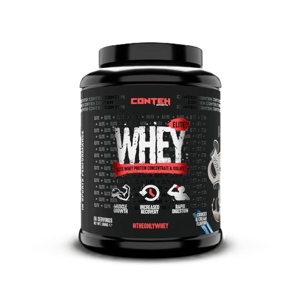 Conteh Sports Whey Elite, küpsis ja koor – 1980 g