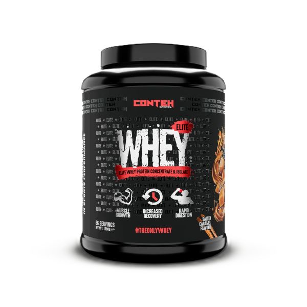 Conteh Sports Whey Elite, soolakaramelli maitse – 1980 g