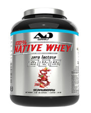 Addict Sport Nutrition 100% laktoosivaba vadakuvalk, maasikamaitseline – 2000 g