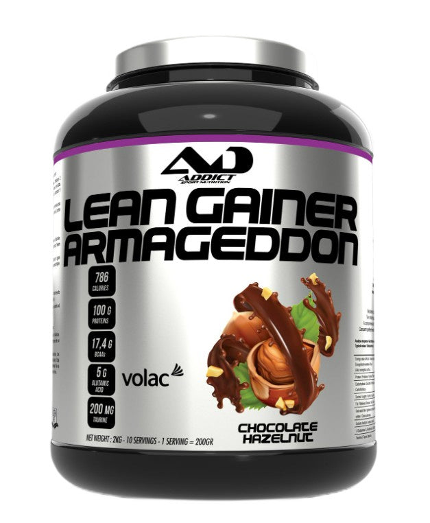 Addict Sport Nutrition Lean Gainer Armageddon, šokolaadi-metspähkli maitsega – 2000 g