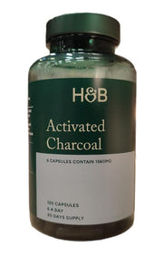 Holland & Barretti aktiveeritud süsi, 1560 mg – 120 kapslit