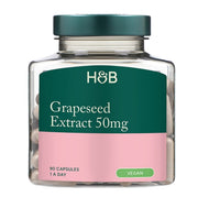 Holland & Barrett viinamarjaseemneekstrakt, 50 mg – 90 kapslit