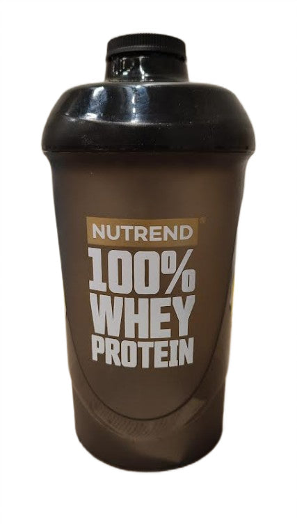 Nutrend šeiker 100% vadakuvalgu, must – 600 ml.