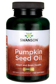 Swansoni kõrvitsaseemneõli, 1000 mg – 100 geelkapslit