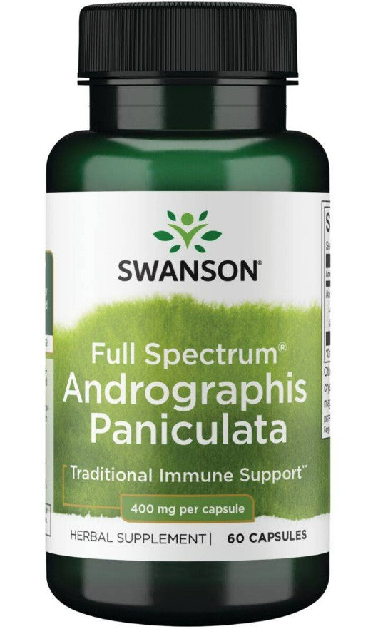 Swanson Full Spectrum Andrographis Paniculata, 400 mg – 60 kapslit