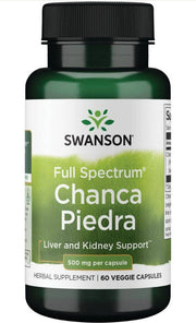 Swanson täisspektriga Chanca Piedra, 500 mg – 60 kapslit