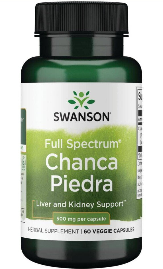 Swanson täisspektriga Chanca Piedra, 500 mg – 60 kapslit