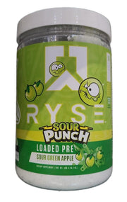 RYSE Loaded Pre, hapu punši rohelise õuna maitsega jook – 459 g
