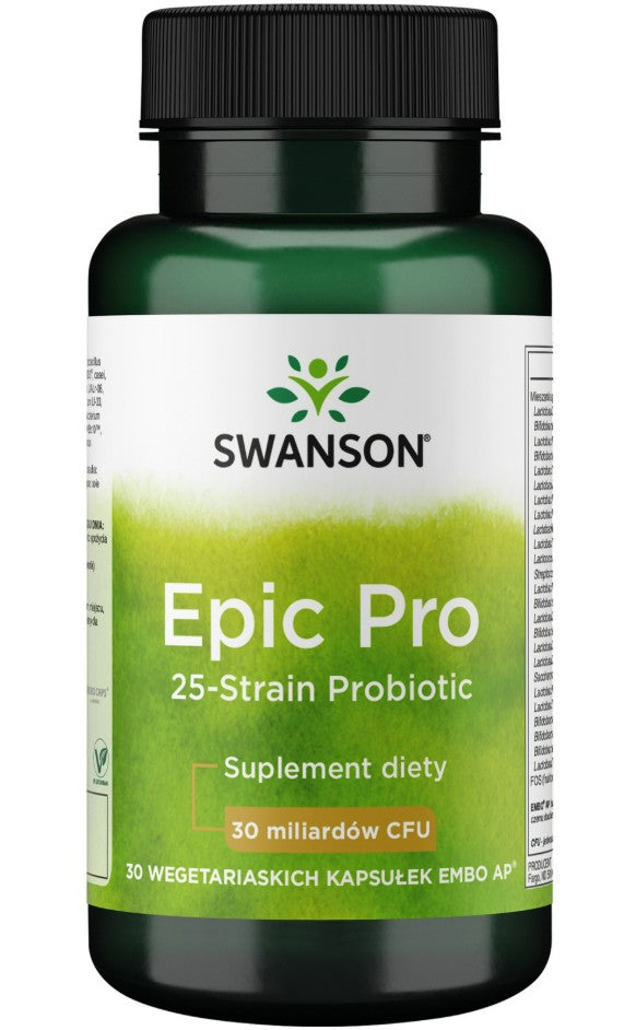 Swanson Epic Pro 25 tüve probiootikum – 30 kapslit