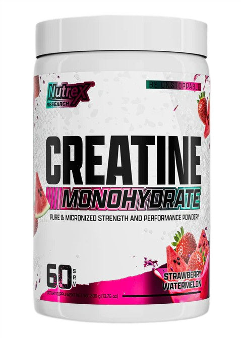 Nutrex kreatiinmonohüdraat, maasika- ja arbuusimaitseline – 390 g