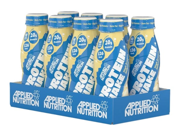 Applied Nutrition kõrge valgusisaldusega vanillijäätisekokteil – 8 x 330 ml.