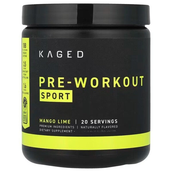 Kaged Muscle mango-laimi pre-workout pulber – 259 g