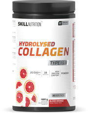 Skill Nutrition hüdrolüüsitud kollageen I ja III tüüp, veriapelsini maitsega – 660 g