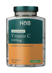 Holland & Barretti kõrge kontsentratsiooniga C-vitamiin, 1000 mg – 240 tabletti