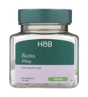 Holland & Barrett biotiin, 300 mcg – 120 tabletti