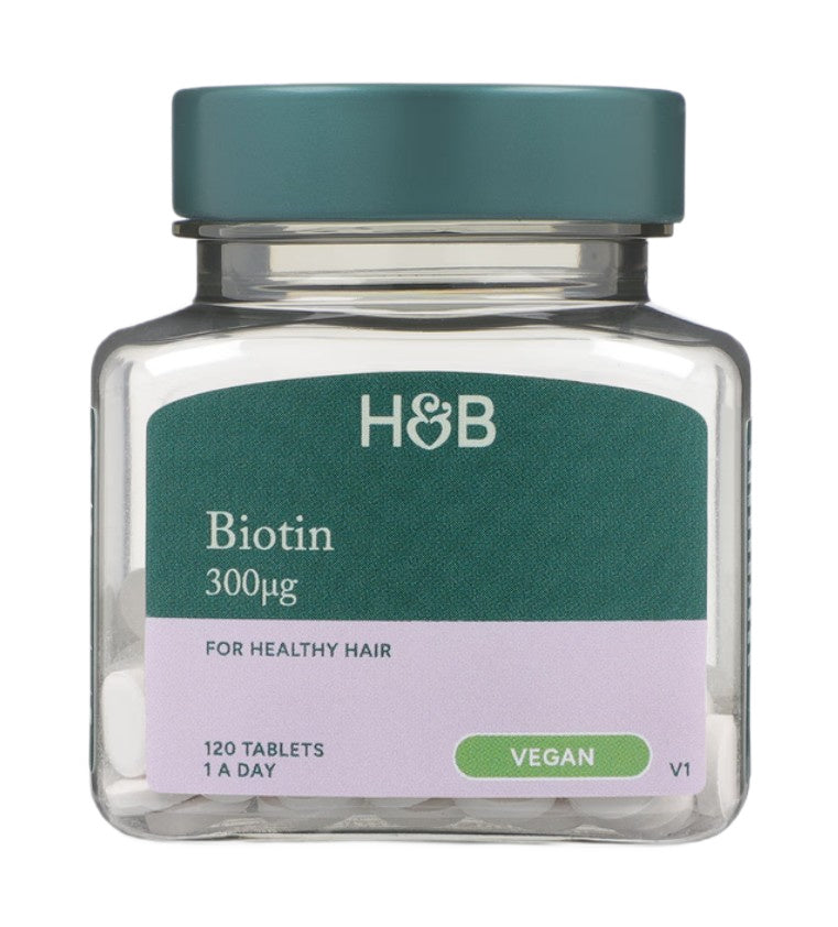 Holland & Barrett biotiin, 300 mcg – 120 tabletti