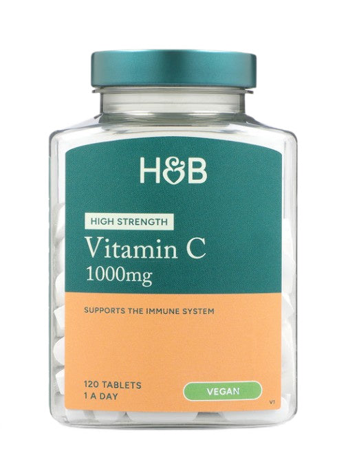 Holland & Barrett kõrge kontsentratsiooniga C-vitamiin, 1000 mg – 120 tabletti