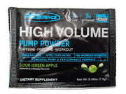 PEScience High Volume (uus valem), hapu rohelise õuna maitse – 7,5 g (1 portsjon)