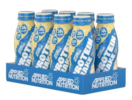 Applied Nutrition'i kõrge valgusisaldusega vanillijäätisekokteil – 8 x 330 ml.