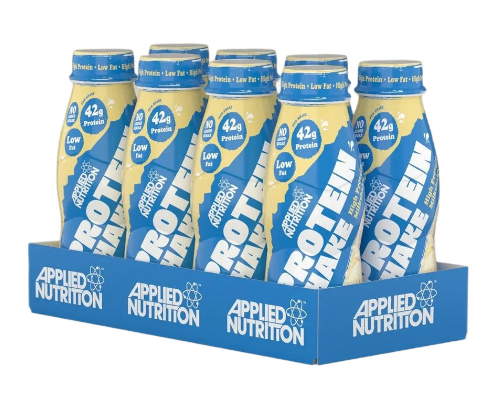 Applied Nutrition'i kõrge valgusisaldusega vanillijäätisekokteil – 8 x 500 ml.