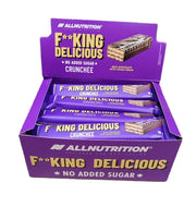 Allnutrition Fitking Delicious Crunchee piimašokolaadi ja kakaokreemi krõpsud – 20 x 18 g