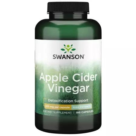 Swanson õunaäädikas, 1250 mg, kõrge tugevusega – 180 kapslit