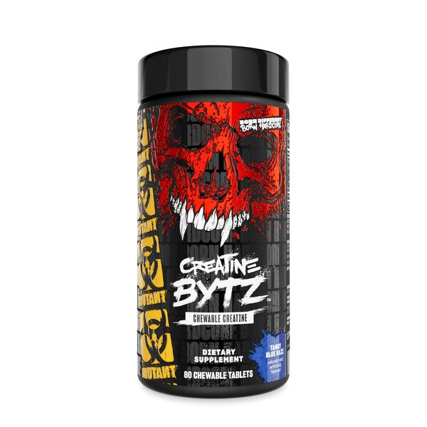 Mutant Creatine Bytz närimistabletid, Tang Blue Razz - 80 närimistabletti