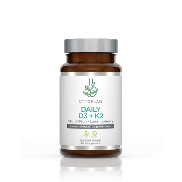 Cytoplan Daily D3 + K2 - 60 tabletti