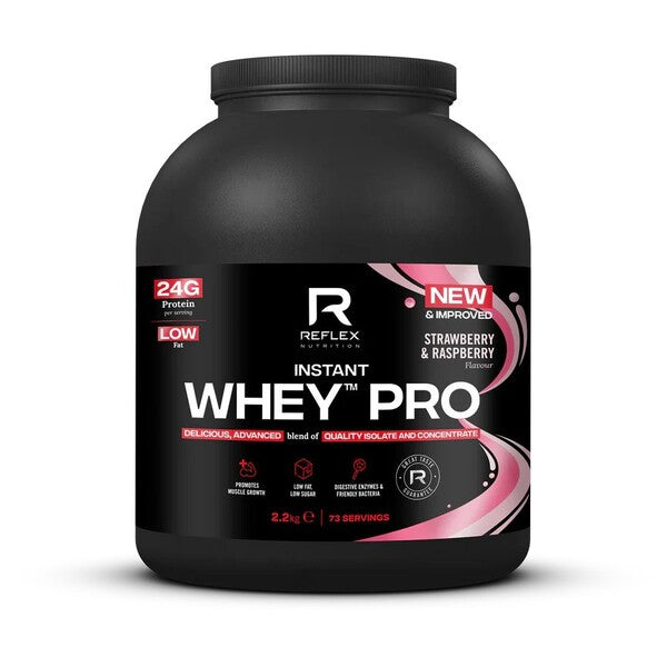 Reflex Nutrition Instant Whey PRO, maasika-vaarikamaitseline – 2200 g