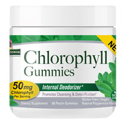 Nature's Answer klorofülli kummikommid, 50 mg (looduslik piparmünt) – 60 pektiini kummikommi